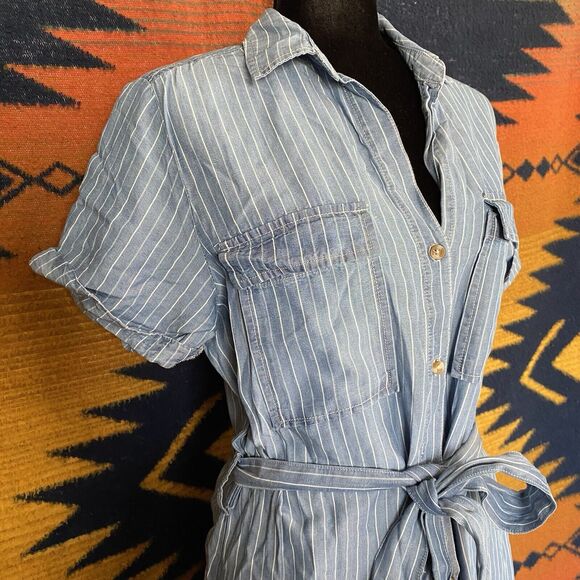 NWT Nordstrom’s Velvet Heart Button Up Collared Dress. Pockets. Size Medium. - Picture 14 of 16